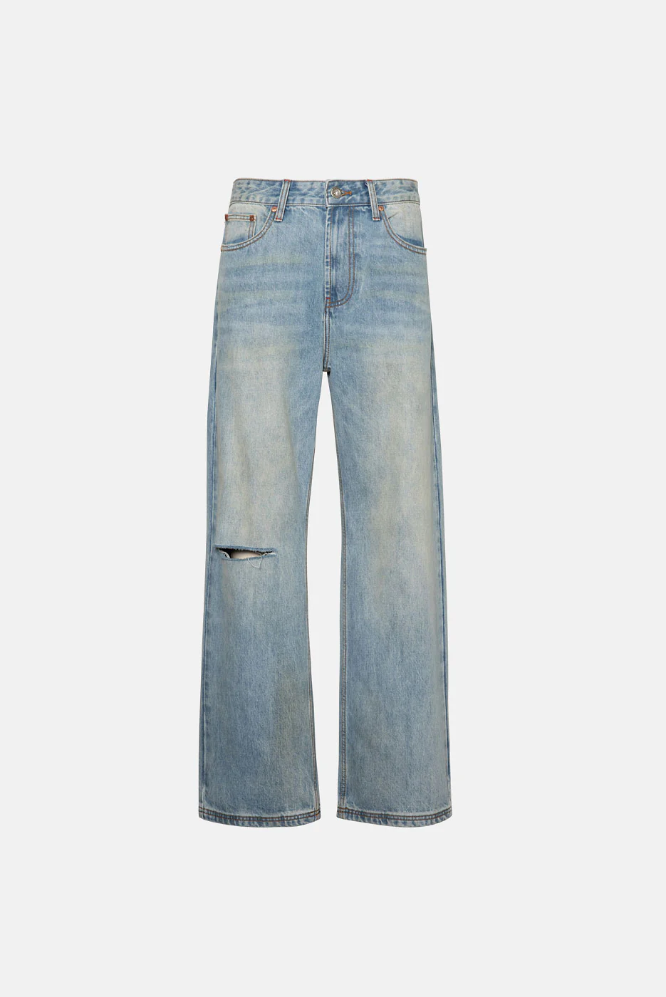 STRAIGHT LEG DENIM PANT