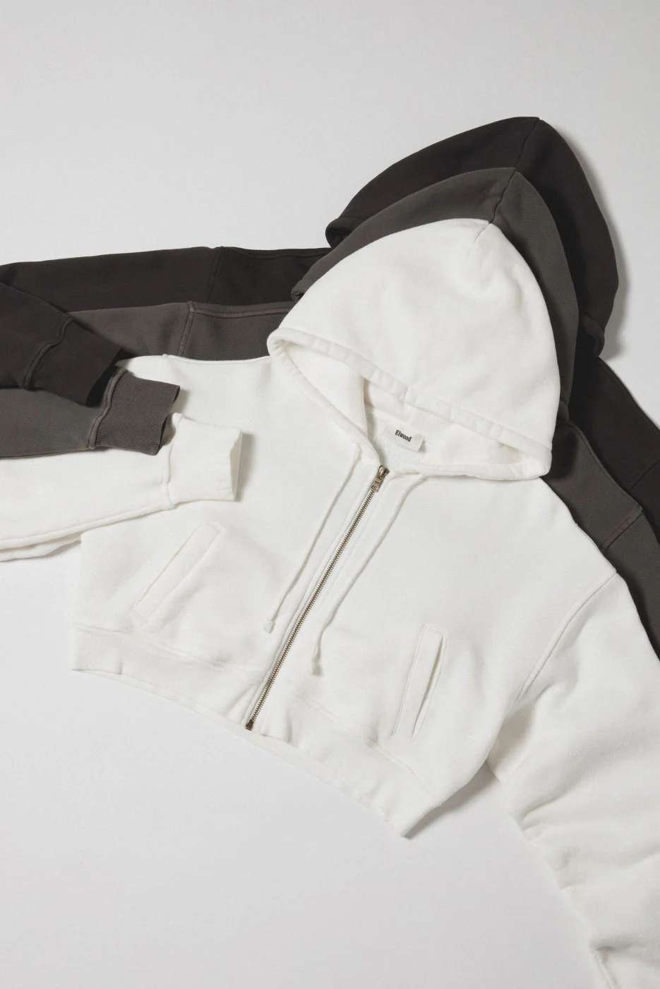 BABYDOLL CROP ZIP HOODIE 2.0