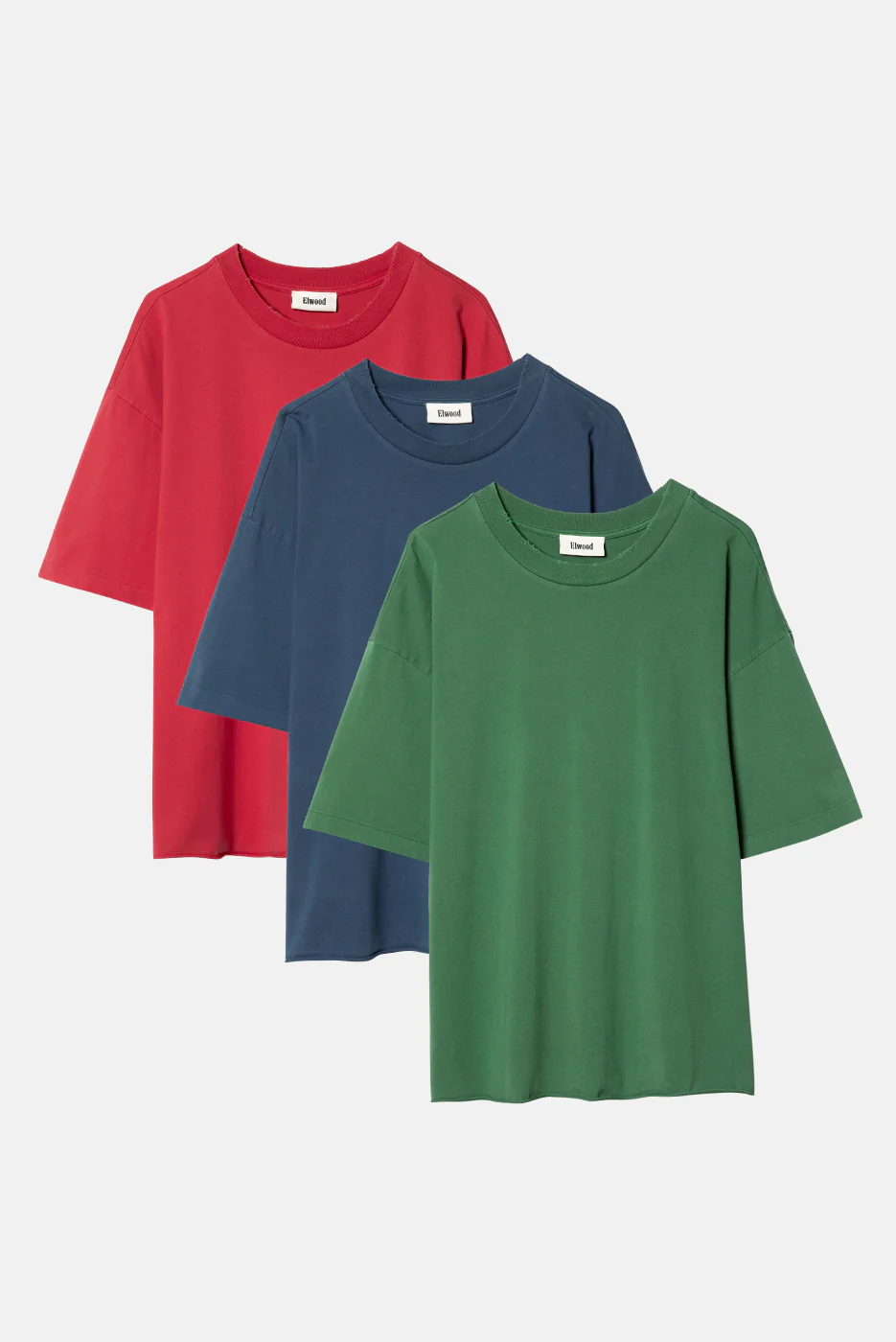 OVERSIZED CROP CORE TEE 3 PACK