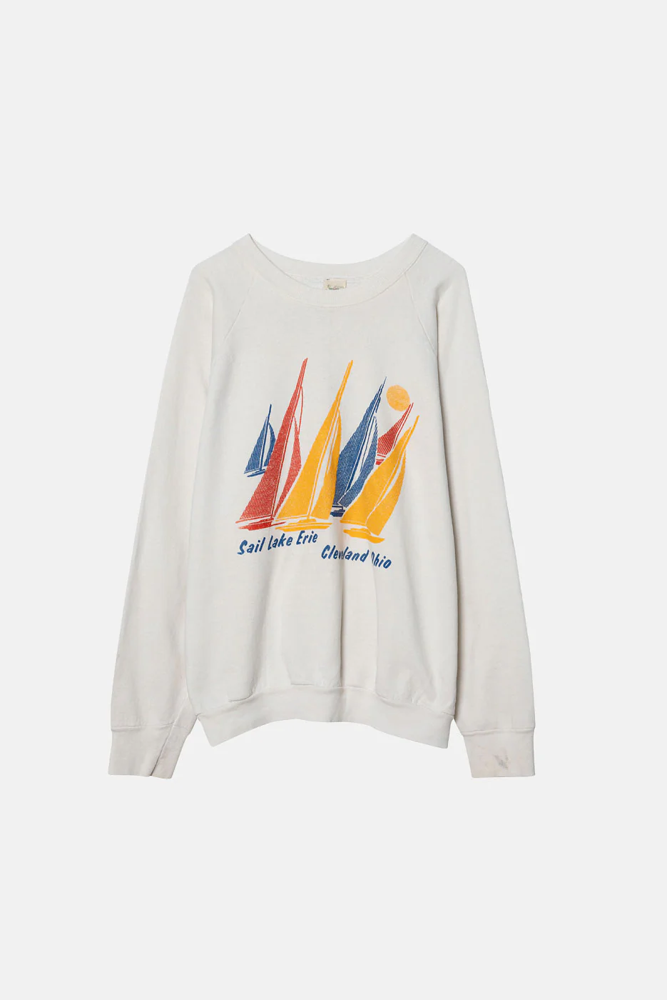 VINTAGE SAIL LAKE ERIE CREWNECK