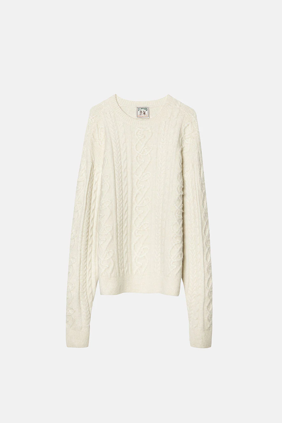 ANTIQUE CABLE KNIT SWEATER